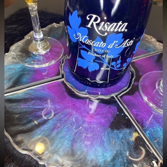 Handcrafted Luxury Resin Coaster Set (Custom) - Picture 4 of 9